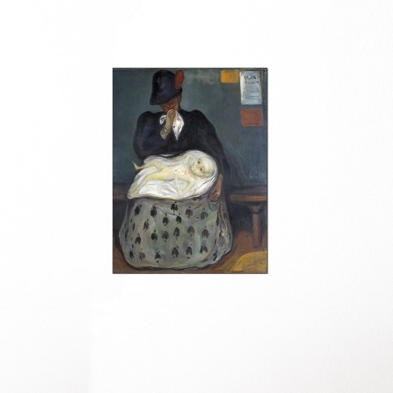 'Inheritance' by Edvard Munch Painting Print, 80cm H x 60cm W x 1.8cm D