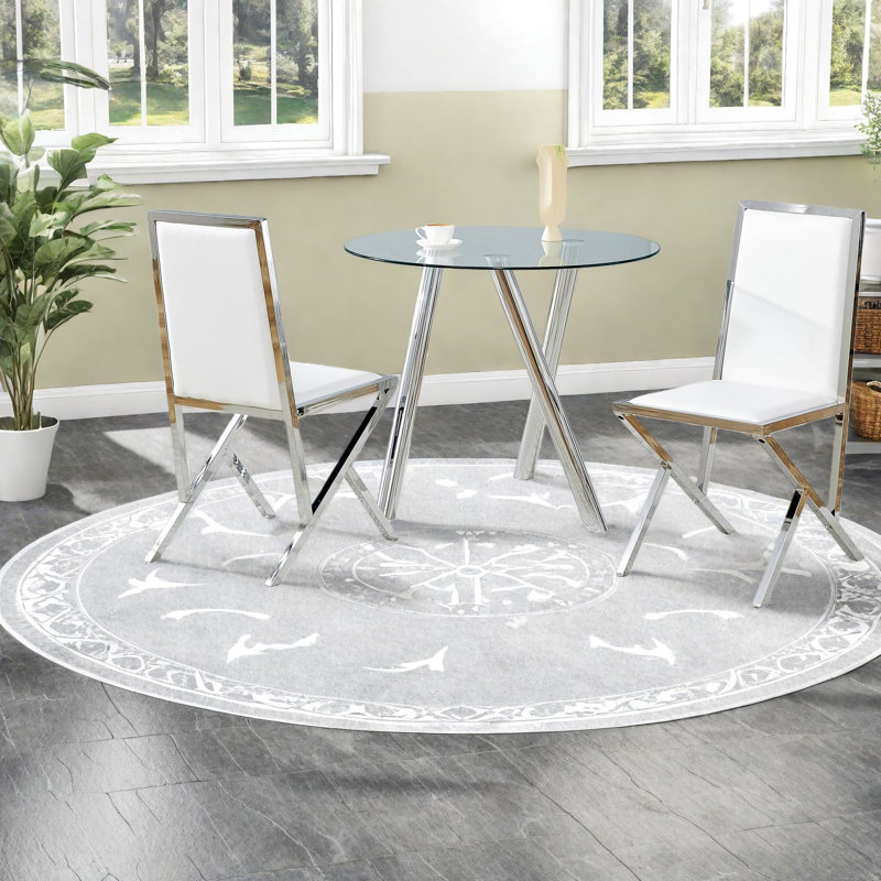 Dining Table Sets(must Include Both Table And Chair), 8 Seat Glass Modern Home