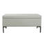Banc de rangement à couvercle rabattable 100% polyester Aliveta