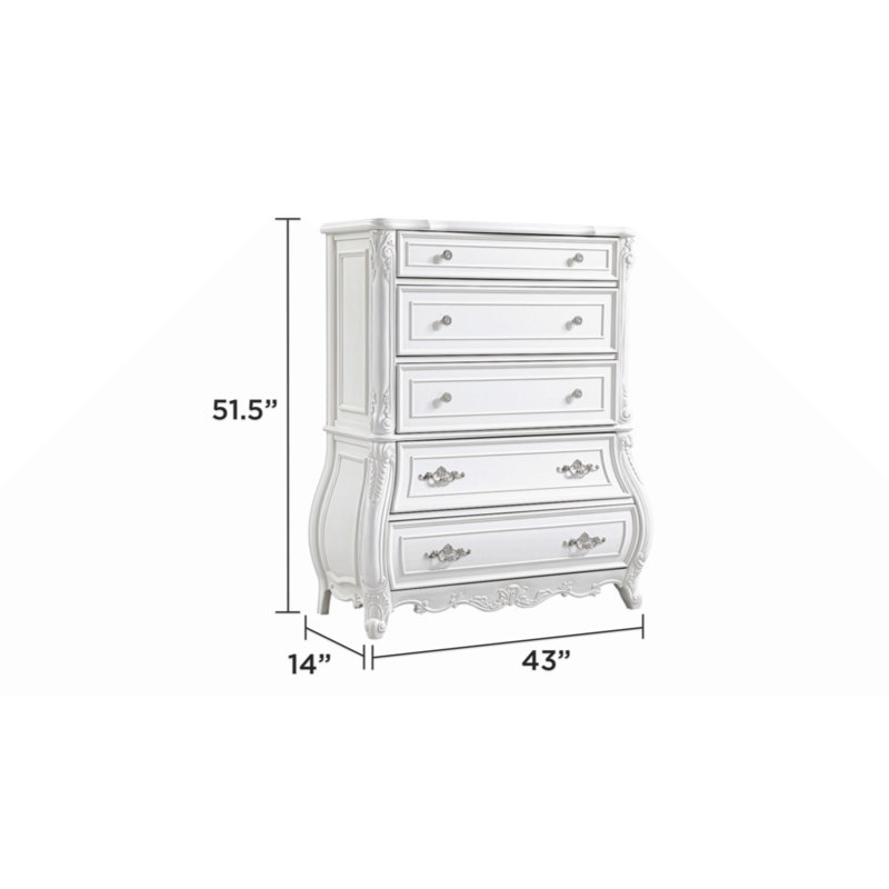 Commode 5 tiroirs Opulence