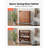 Shoe Cabinet With 2 Flip Drawers, Mid-Century Shoes Storage Cabinet With Anti-Tipping Device, Freestanding Fluted Shoe Organizer, Ideal For Entrance, Hallway, Bedroom, Living Room, Walnut