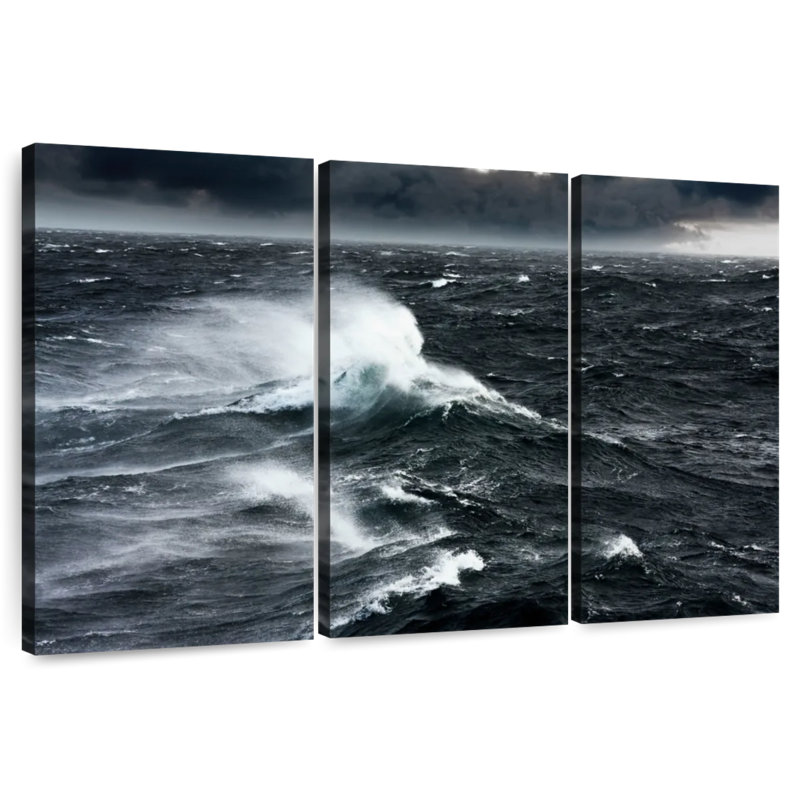 Alvord Ocean Strong Wind, 24" H x 38" W