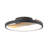 1 - Light Unique / Statement Modern Ring Dimmable LED Semi Flush Mount