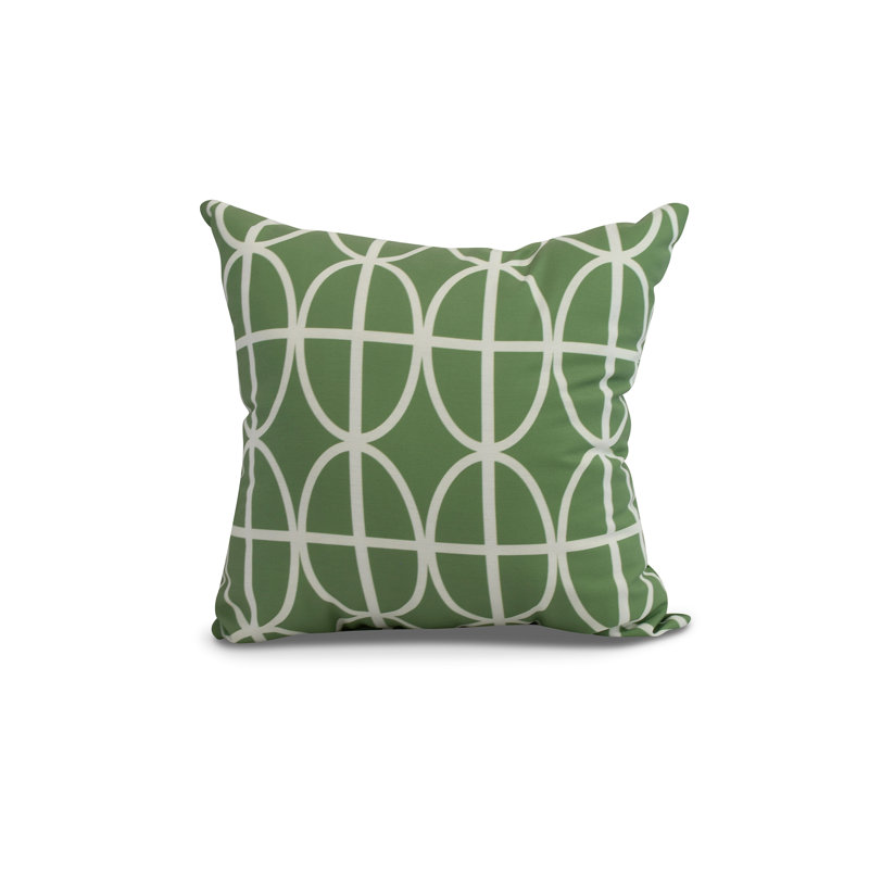 Housse de coussin d'extérieur carré Palm Beach, Vert, 20 po x 20 po