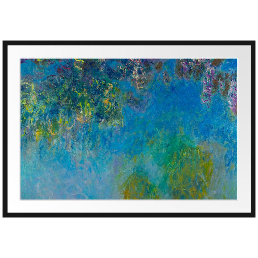 Gerahmter Fotodruck Wisteria von Claude Monet