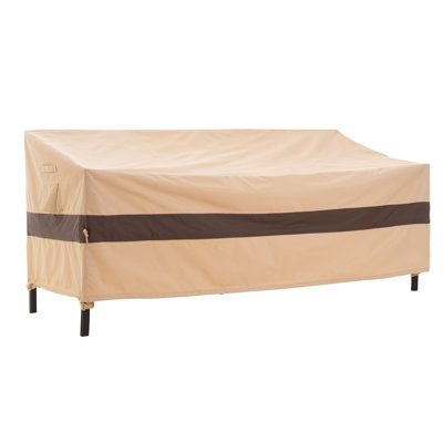 Premium Rip Stop Patio Love Seat Sofa Cover Waterproof, 93"(W)x42"(D)x42/25"(H), 3-Year Warranty by GlenvalNY