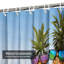 Rideau de douche couple avec 12 crochets-1034944052