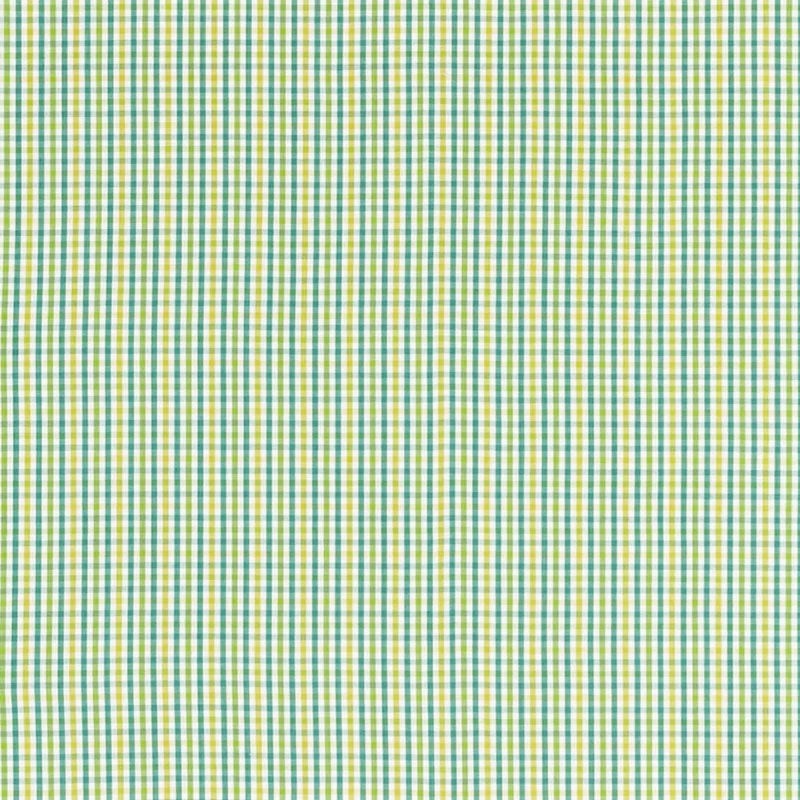 Bahama Check Fabric, Green