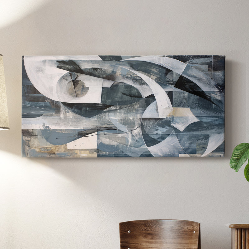 Abstract Seris 6 #XI-Gallery Wrapped Canvas, 20" H x 40" W