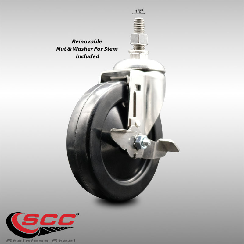 Soft Rubber Casters