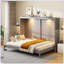 Lit escamotable moderne moderne avec lumières DEL-705812371