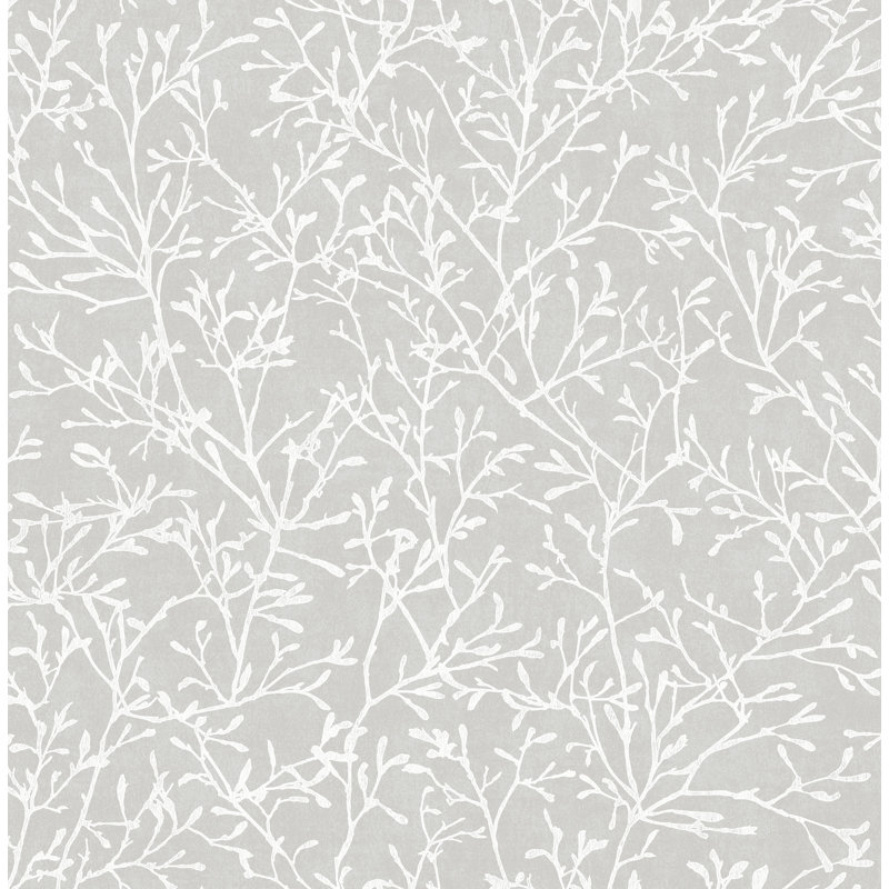 Lola 10m x 53cm Wallpaper Roll, Silver
