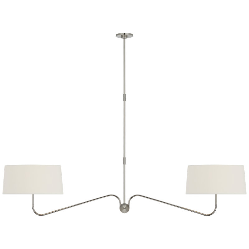 Canto 2 - Light Chandelier, Polished Nickel