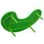 Table d'activité demi-lune en plastique pour enfants-7165795
