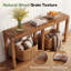 Console 70,9 po en bois massif pour couloir