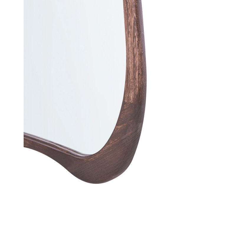 Wall Mirror ASPET 85 cm 180 cm Paulownia Wood Brown