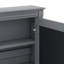 Armoire de rangement de salle de bain murale avec miroir, armoire à pharmacie avec tablette réglable en hauteur-444583759