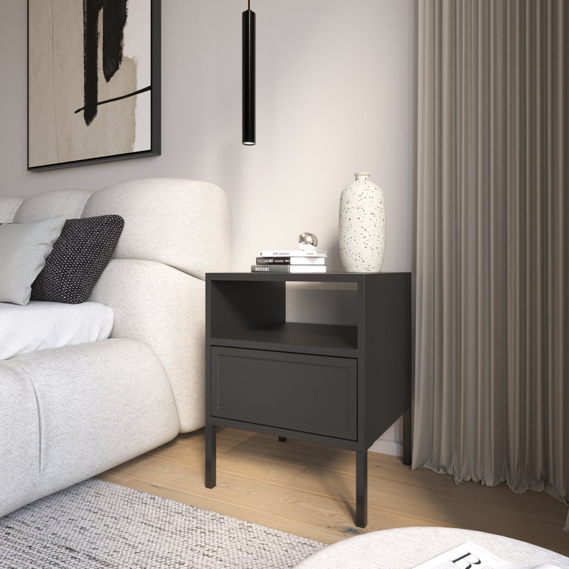 Bedside Table, Black