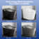 Smart Toilet,Tankless Toilets Dynamic Clean With Dryer, ADA Comfort Height One Piece Toilet With Warm Water Bidet,Modern Smart Toilet With Bidet Built In With Foot Sensor,Power Outage And Flush Black