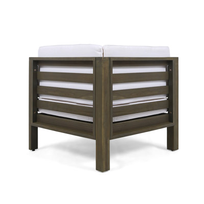 OANA CORNER CHAIR, WHITE