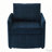 Upholstered Convertible Fold Out Chair Bed with 5-Position Adjustable Backrest, Side Pockets and a Storage Basket-112704324