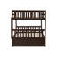 Lit superposé en bois massif de 58 po de largeur avec lit gigogne et conception convertible -2091003248