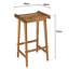 Chabeli Solid Wood Counter Stool