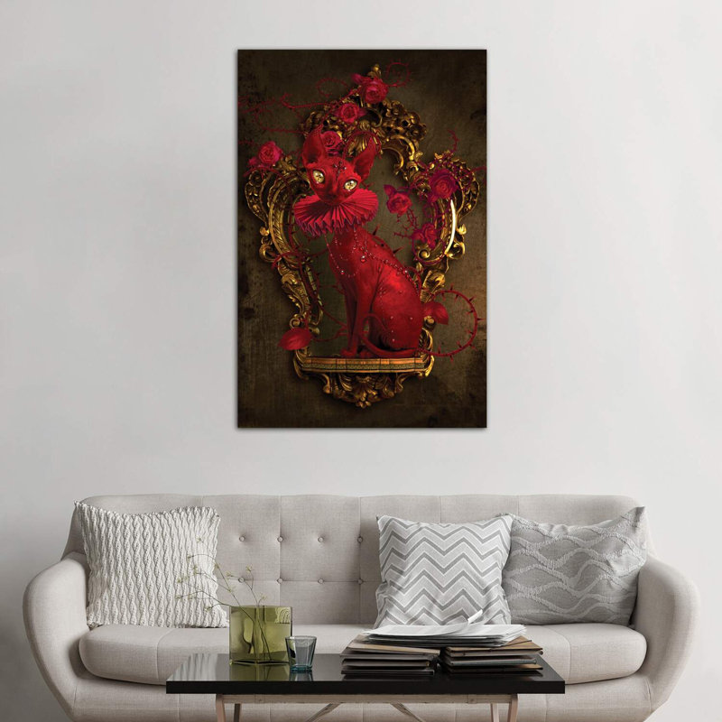 «Oscar» - Impression encadrée sur papier, H 60 po x l 40po x P 1,5 po, Toile tendue
