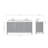 Cambridge 73" Double Bathroom Vanity Set-316915739