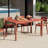 59"×35.4" Outdoor Metal Rectangular Dining Table-2034670911