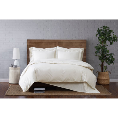 Jededian 100% Cotton Percale Duvet Cover Set