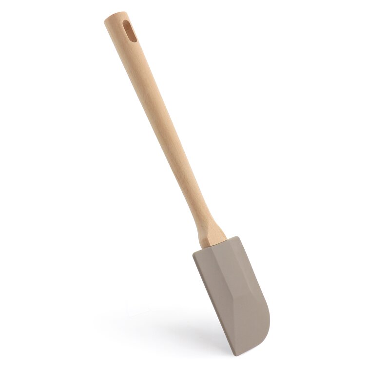 Martha Stewart Nylon Wide Slotted Pancake Turner In Taupe