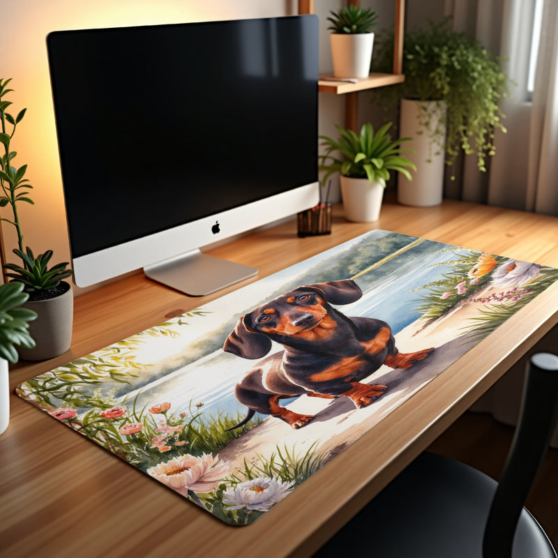 Polyester Desk Pad, 14.4x12.1