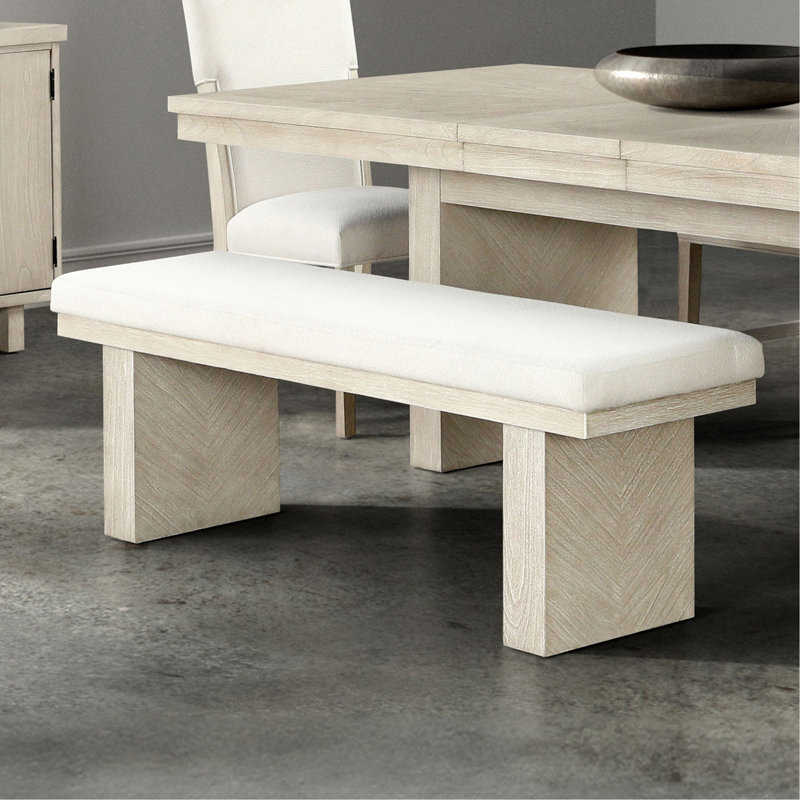 Modern Farmhouse Design 1pc Bench Plinth Base English Dovetail