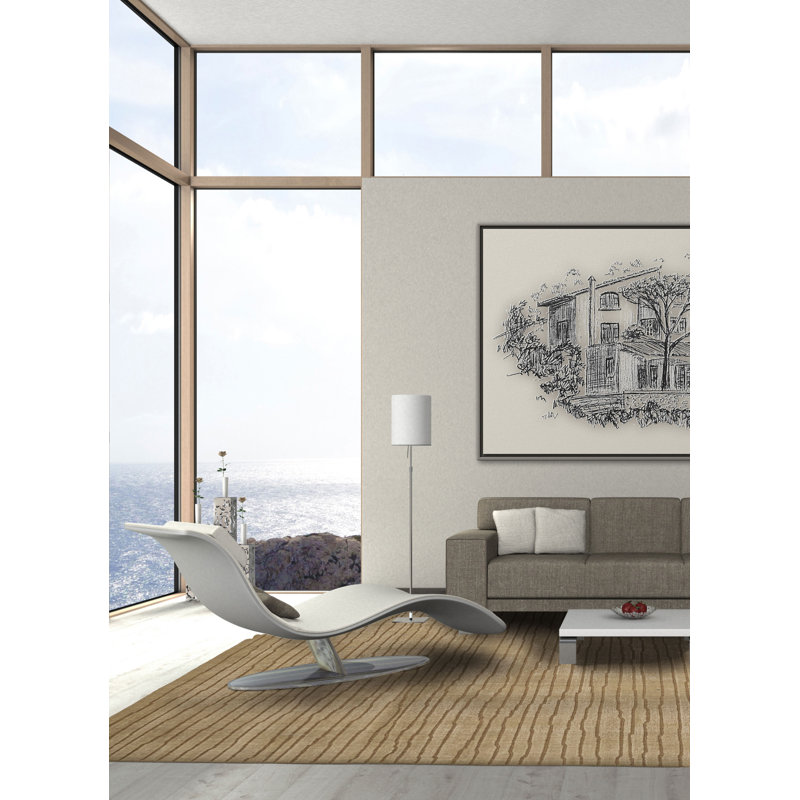 Kashkuli Gabbeh Beige Rug 6'6" x 9'6"