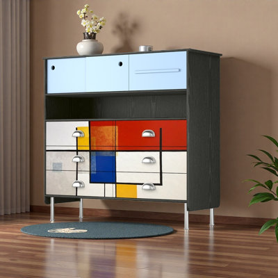 Buffet géométrique multifonctionnel