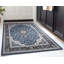 Tapis oriental bleu antidérapant Kings Court-69846806
