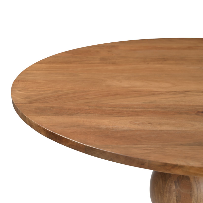Naturals Round Solid Wood Dining Table