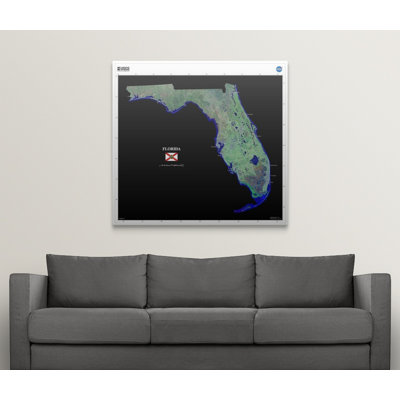 « floride-usg state mosaic », impression