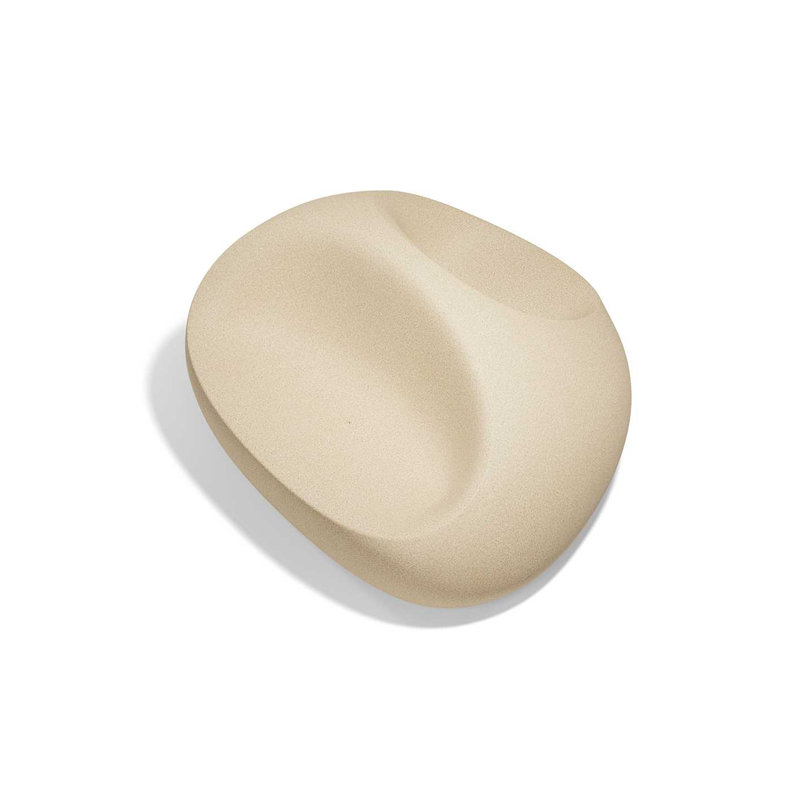 Canapé double en pierre, Granite crème