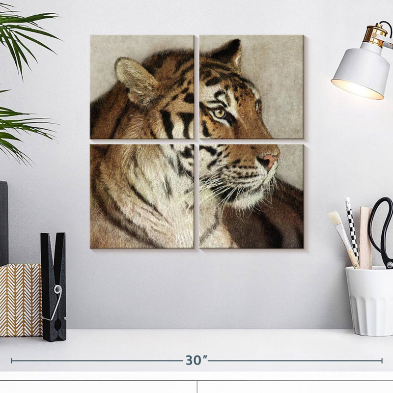 Tigre de Brampt, H 18 po x l 18 po