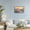 Cadre flottant Peachy Seashore Sunset, design par Mike Jones