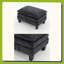 Repose-pieds rectangulaire en chenille-129881712