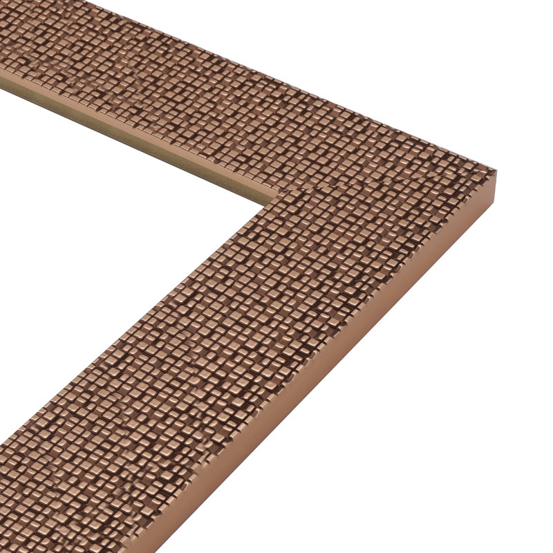 Eldana Plastic Flat Mirror, 62.4 cm H x 82.4 cm W, Copper