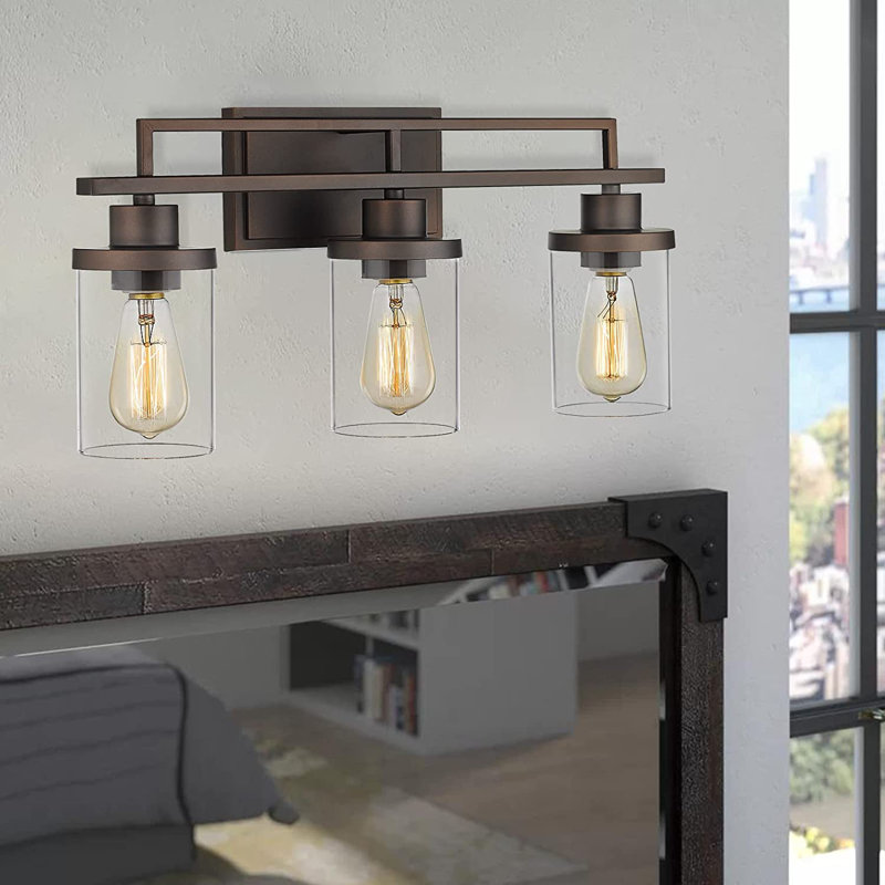 Dimmable Vanity Light, 3, Oil Rubbed Bronze
