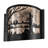 Katy Steel Flush Mounted Sconce