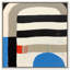 «Stadium Portico», art mural abstrait géométrique sur toile par Art Remedy-104337078-104337080