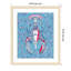 «Crustacean Core Summer Blue» par Gadd Wood, reproduction d'art encadrée-1973323498-1973323499