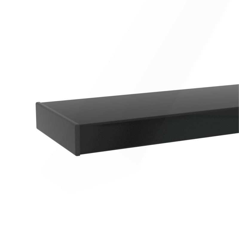 Nansi Glass Coffee Table, Living Room Table and Center table with 2-Tier Storage Shelves, Modern Design with Metal Legs