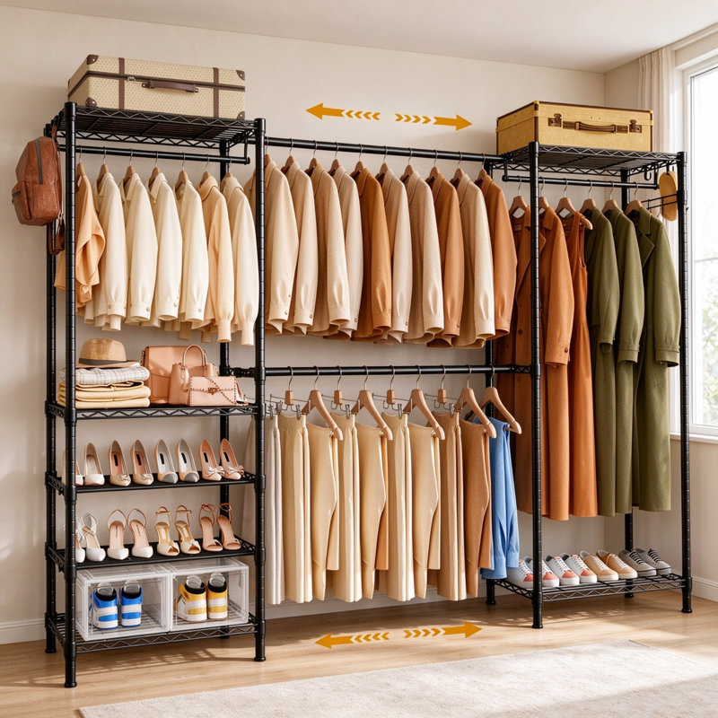 220 cm Clothes Rack